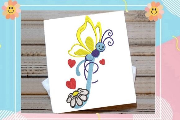 Butterfly J Letter Monogram