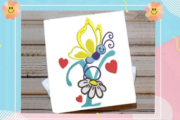 Butterfly Y Letter Monogram