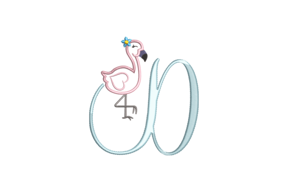 Flamingo Alphabet D