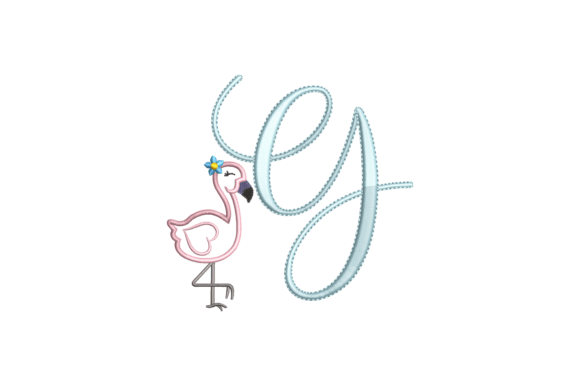 Flamingo Alphabet G