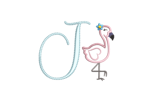 Flamingo Alphabet I
