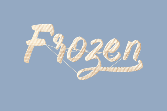 Frozen Magical Lettering