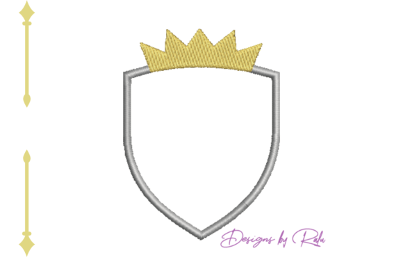 King Shield Applique